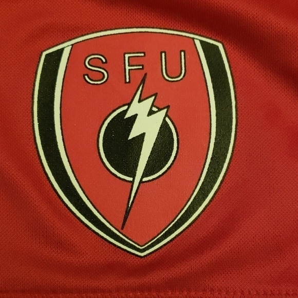 NIKE Dry-Fit SFU JerseyTee XL Red & White EUC - Picture 3 of 8